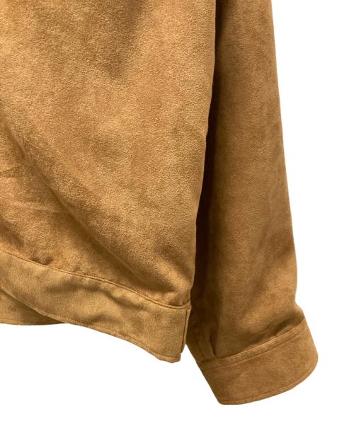 ANCELLM（アンセルム）ANCELLM (アンセルム) VEGAN SUEDE WORK SHIRT BLOUSON ベージュ サイズ:2の古着・服飾アイテム