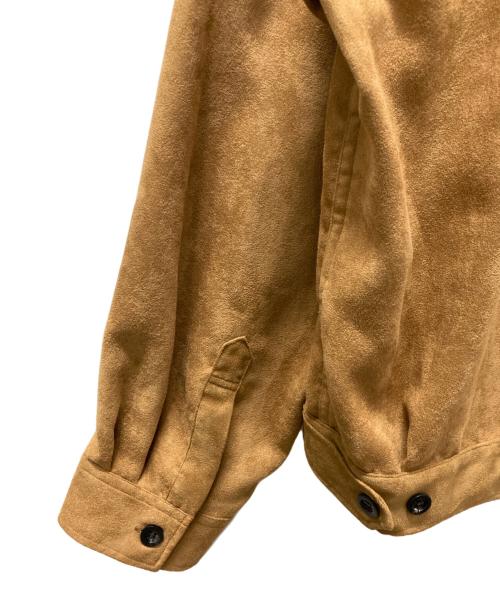 ANCELLM（アンセルム）ANCELLM (アンセルム) VEGAN SUEDE WORK SHIRT BLOUSON ベージュ サイズ:2の古着・服飾アイテム
