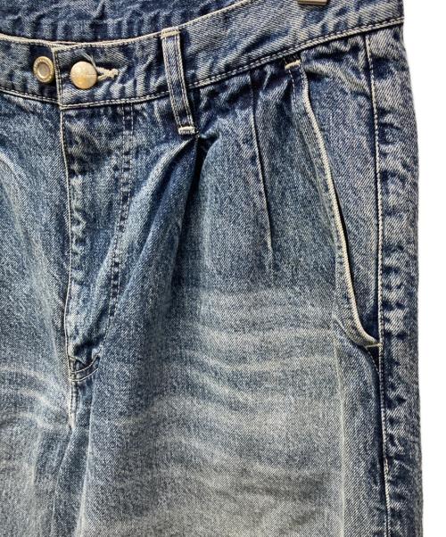 Graphpaper（グラフペーパー）Graphpaper (グラフペーパー) N.HOOLYWOOD (エヌ ハリウッド) Two Tuck Tapered Pants インディゴ サイズ:2の古着・服飾アイテム