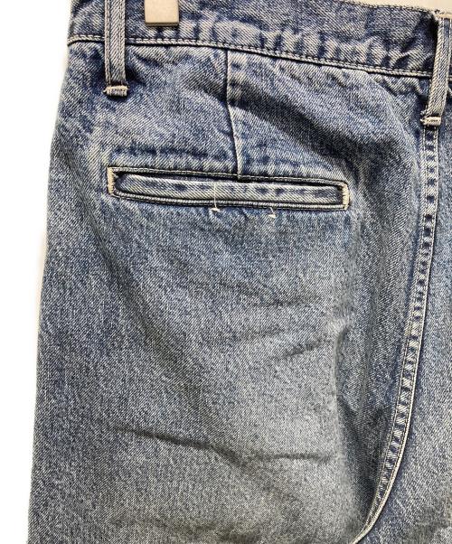 Graphpaper（グラフペーパー）Graphpaper (グラフペーパー) N.HOOLYWOOD (エヌ ハリウッド) Two Tuck Tapered Pants インディゴ サイズ:2の古着・服飾アイテム