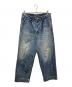 Graphpaper（グラフペーパー）の古着「Two Tuck Tapered Pants」｜インディゴ