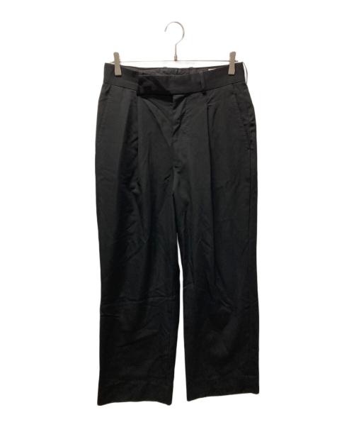 THE RERACS（ザ リラクス）THE RERACS (ザ リラクス) THE WIDE SLACKS ブラック サイズ:48の古着・服飾アイテム