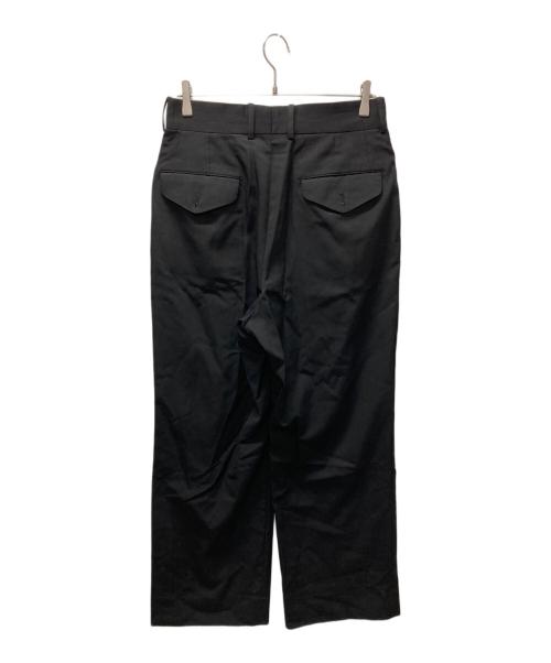 THE RERACS（ザ リラクス）THE RERACS (ザ リラクス) THE WIDE SLACKS ブラック サイズ:48の古着・服飾アイテム