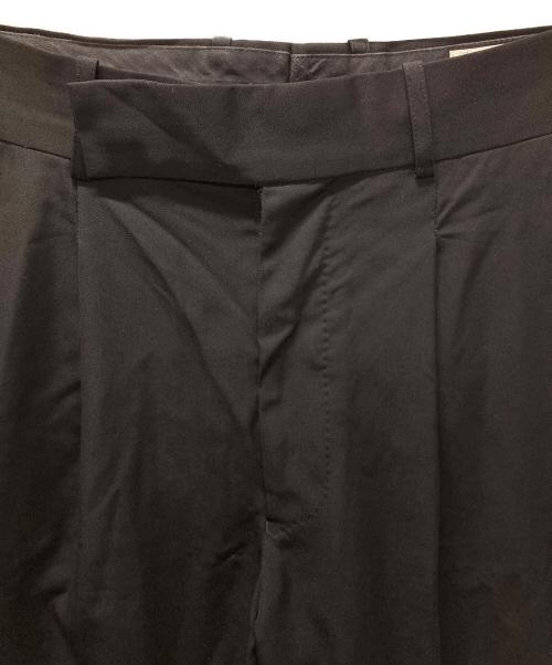 THE RERACS（ザ リラクス）THE RERACS (ザ リラクス) THE WIDE SLACKS ブラック サイズ:48の古着・服飾アイテム