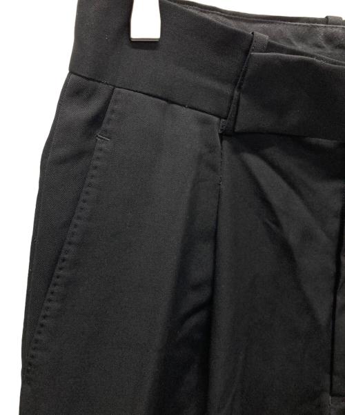 THE RERACS（ザ リラクス）THE RERACS (ザ リラクス) THE WIDE SLACKS ブラック サイズ:48の古着・服飾アイテム