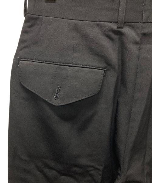 THE RERACS（ザ リラクス）THE RERACS (ザ リラクス) THE WIDE SLACKS ブラック サイズ:48の古着・服飾アイテム