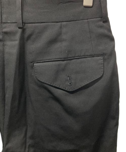 THE RERACS（ザ リラクス）THE RERACS (ザ リラクス) THE WIDE SLACKS ブラック サイズ:48の古着・服飾アイテム