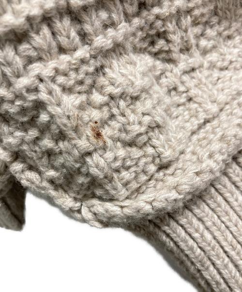 Name.（ネーム）Name. (ネーム) PATCHWORK KNIT SWEATER ベージュ サイズ:2の古着・服飾アイテム