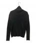 Jean Paul GAULTIER HOMME (ジャンポールゴルチェオム) レザー切替ハーフジップニット ブラック サイズ:48：30000円