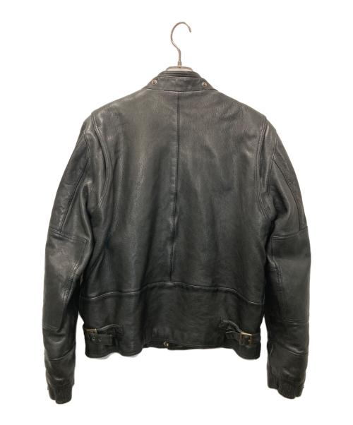 C.P COMPANY（シーピーカンパニー）C.P COMPANY (シーピーカンパニー) レザージャケット ブラック サイズ:50の古着・服飾アイテム