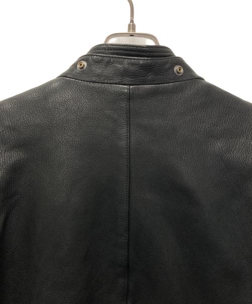 C.P COMPANY（シーピーカンパニー）C.P COMPANY (シーピーカンパニー) レザージャケット ブラック サイズ:50の古着・服飾アイテム