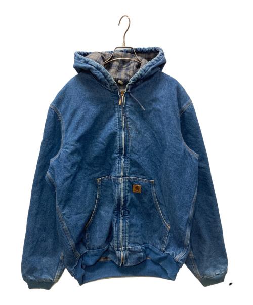 CarHartt（カーハート）CarHartt (カーハート) 裏地付きデニムアクティブジャケット スカイブルー サイズ:Lの古着・服飾アイテム