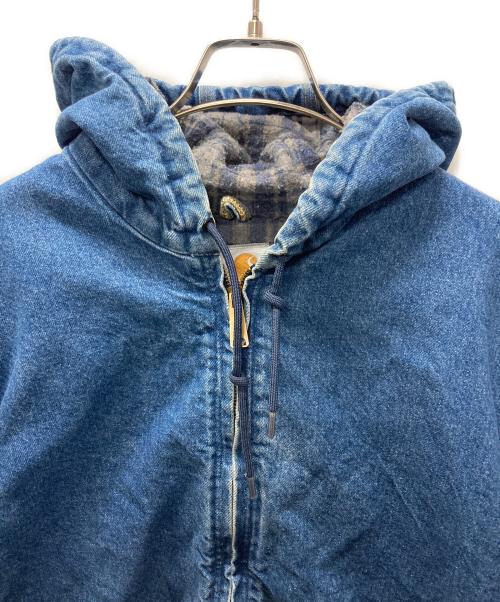CarHartt（カーハート）CarHartt (カーハート) 裏地付きデニムアクティブジャケット スカイブルー サイズ:Lの古着・服飾アイテム