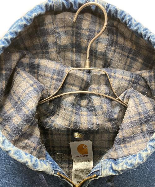 CarHartt（カーハート）CarHartt (カーハート) 裏地付きデニムアクティブジャケット スカイブルー サイズ:Lの古着・服飾アイテム