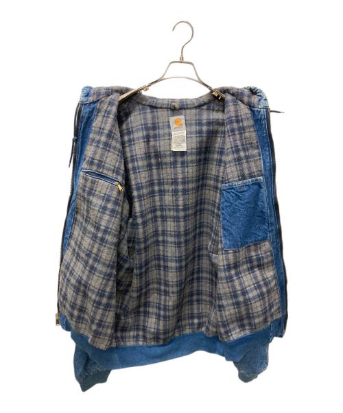 CarHartt（カーハート）CarHartt (カーハート) 裏地付きデニムアクティブジャケット スカイブルー サイズ:Lの古着・服飾アイテム