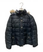 BLUE LABEL CRESTBRIDGEブルーレーベルクレストブリッジ）の古着「ダウンジャケット」｜ネイビー