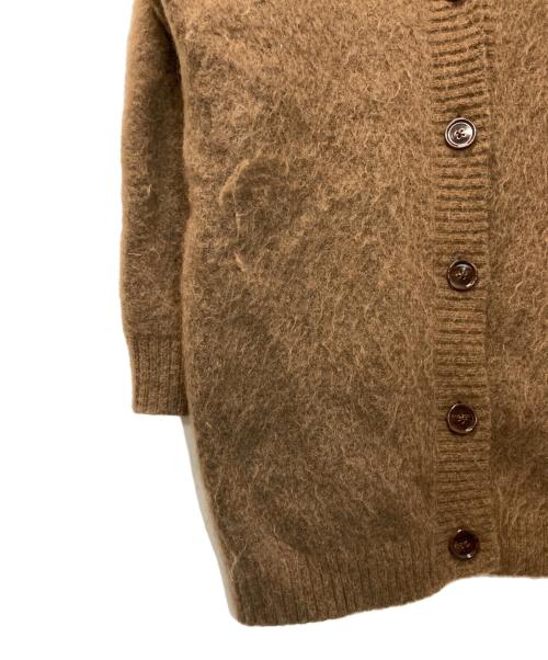 Acne studios（アクネ ストゥディオズ）ACNE STUDIOS (アクネ ストゥディオズ) モヘヤ混カーディガン ブラウン サイズ:xxsの古着・服飾アイテム