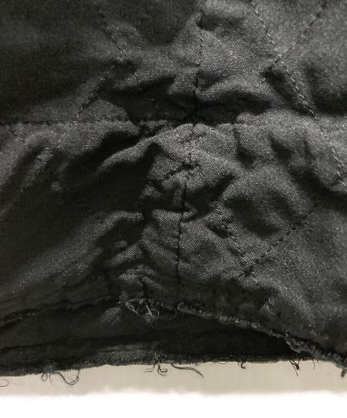 COMME des GARCONS（コムデギャルソン）COMME des GARCONS (コムデギャルソン) キルティングフリル変形イージースカート ブラック サイズ:Ｓの古着・服飾アイテム