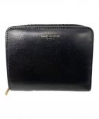 Saint Laurent Parisサンローランパリ）の古着「レザー2つ折り財布」｜ブラック