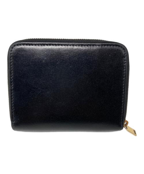 Saint Laurent Paris（サンローランパリ）Saint Laurent Paris (サンローランパリ) レザー2つ折り財布 ブラックの古着・服飾アイテム