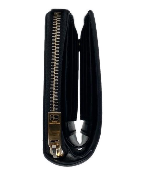 Saint Laurent Paris（サンローランパリ）Saint Laurent Paris (サンローランパリ) レザー2つ折り財布 ブラックの古着・服飾アイテム