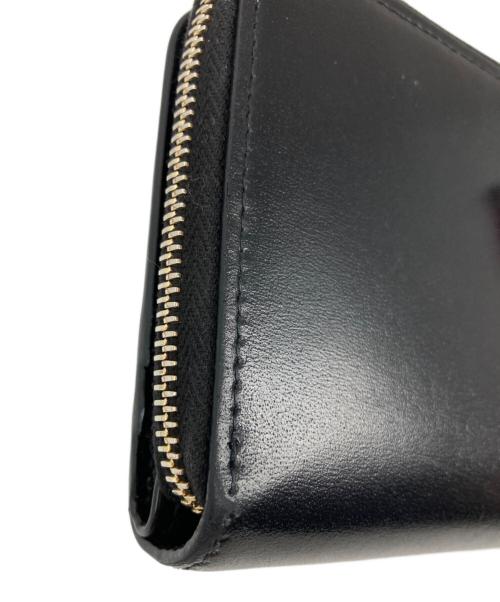 Saint Laurent Paris（サンローランパリ）Saint Laurent Paris (サンローランパリ) レザー2つ折り財布 ブラックの古着・服飾アイテム