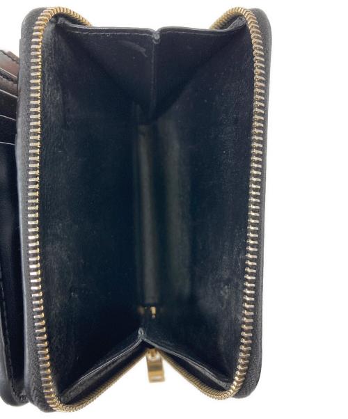 Saint Laurent Paris（サンローランパリ）Saint Laurent Paris (サンローランパリ) レザー2つ折り財布 ブラックの古着・服飾アイテム