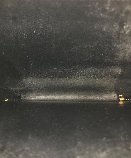 Saint Laurent Paris（サンローランパリ）Saint Laurent Paris (サンローランパリ) レザー2つ折り財布 ブラックの古着・服飾アイテム