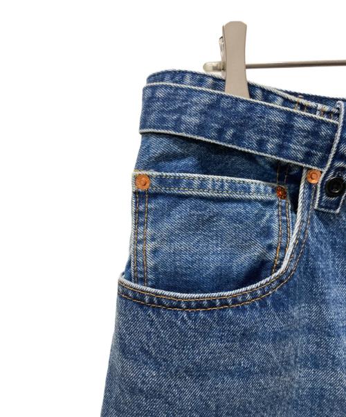 LEVI'S（リーバイス）LEVI'S (リーバイス) sacai (サカイ) Belted Wide Pants インディゴ サイズ:4 未使用品の古着・服飾アイテム