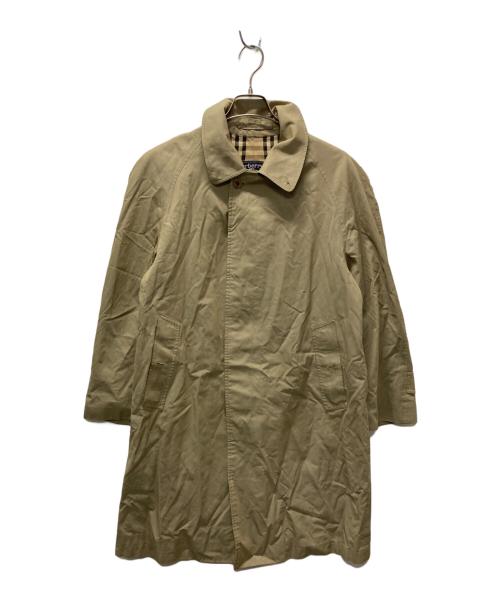 BURBERRY（バーバリー）BURBERRY (バーバリー) 裏地ノバチェック比翼ステンカラーコート ベージュ サイズ:不明の古着・服飾アイテム