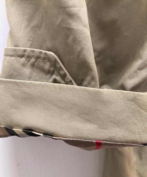 BURBERRY（バーバリー）BURBERRY (バーバリー) 裏地ノバチェック比翼ステンカラーコート ベージュ サイズ:不明の古着・服飾アイテム