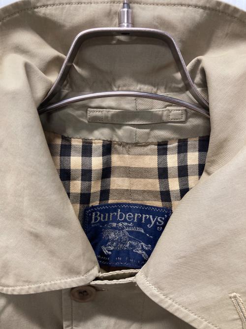 BURBERRY（バーバリー）BURBERRY (バーバリー) 裏地ノバチェック比翼ステンカラーコート ベージュ サイズ:不明の古着・服飾アイテム