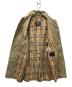 中古・古着 BURBERRY (バーバリー) 裏地ノバチェック比翼ステンカラーコート ベージュ サイズ:不明：13000円