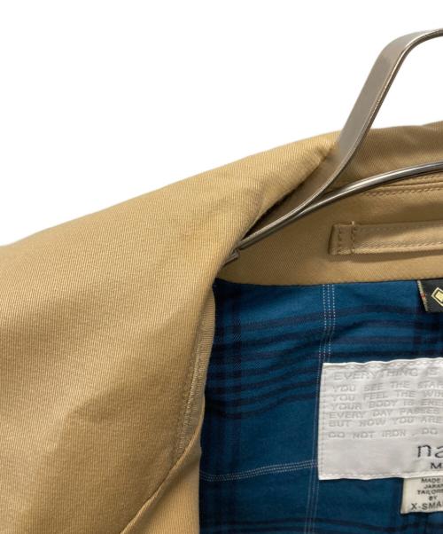 nanamica（ナナミカ）nanamica (ナナミカ) GORE-TEX Balmacaan Coat ベージュ サイズ:XSの古着・服飾アイテム