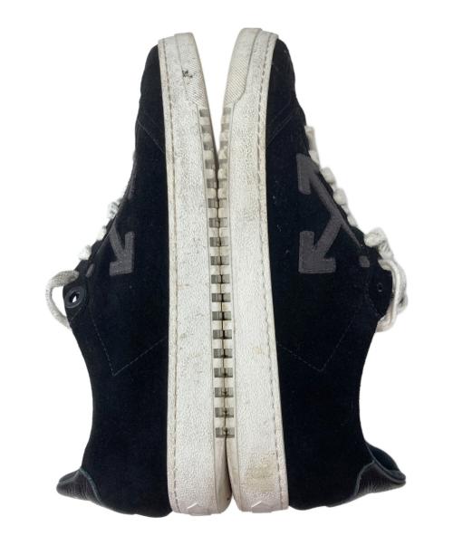 OFFWHITE（オフホワイト）OFFWHITE (オフホワイト) スエードローカットスニーカー ブラック サイズ:41の古着・服飾アイテム