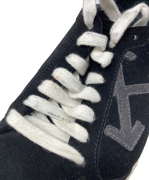 OFFWHITE（オフホワイト）OFFWHITE (オフホワイト) スエードローカットスニーカー ブラック サイズ:41の古着・服飾アイテム