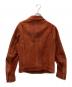 DOLCE & GABBANA (ドルチェ＆ガッバーナ) スウェードジャケット オレンジ サイズ:44：18000円