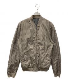 DOLCE & GABBANA（ドルチェ＆ガッバーナ）の古着「ドット柄リバーシブルジャケット」｜ベージュ