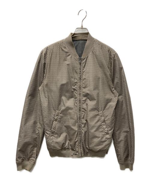 DOLCE & GABBANA（ドルチェ＆ガッバーナ）DOLCE & GABBANA (ドルチェ＆ガッバーナ) ドット柄リバーシブルジャケット ベージュ サイズ:44の古着・服飾アイテム