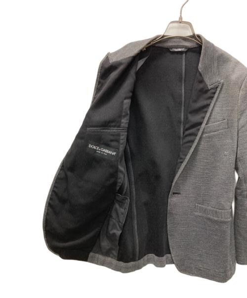DOLCE & GABBANA（ドルチェ＆ガッバーナ）DOLCE & GABBANA (ドルチェ＆ガッバーナ) テーラードジャケット グレー サイズ:44の古着・服飾アイテム