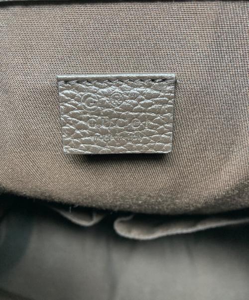 GUCCI（グッチ）GUCCI (グッチ) GGキャンバス巾着型バックパック ベージュの古着・服飾アイテム