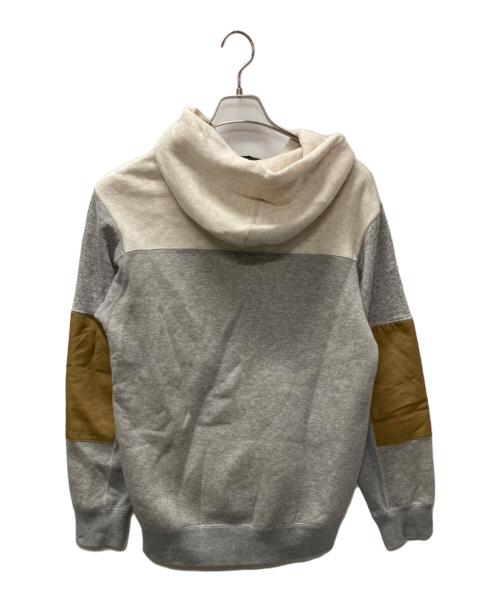 COMME des GARCONS HOMME（コムデギャルソン オム）COMME des GARCONS HOMME (コムデギャルソン オム) パッチワークジップパーカー グレー サイズ:Sの古着・服飾アイテム