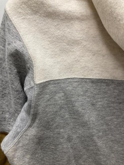 COMME des GARCONS HOMME（コムデギャルソン オム）COMME des GARCONS HOMME (コムデギャルソン オム) パッチワークジップパーカー グレー サイズ:Sの古着・服飾アイテム