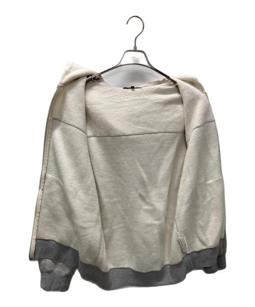 COMME des GARCONS HOMME（コムデギャルソン オム）COMME des GARCONS HOMME (コムデギャルソン オム) パッチワークジップパーカー グレー サイズ:Sの古着・服飾アイテム