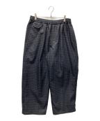 DAIWA PIER39ダイワ ピア39）の古着「TECH WIDE EASY 2P TROUSERS PLAIDS」｜ネイビー×グレー