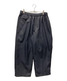 DAIWA PIER39（ダイワ ピア39）の古着「TECH WIDE EASY 2P TROUSERS PLAIDS」｜ネイビー×グレー