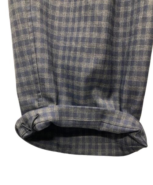 DAIWA PIER39（ダイワ ピア39）DAIWA PIER39 (ダイワ ピア39) TECH WIDE EASY 2P TROUSERS PLAIDS ネイビー×グレー サイズ:sの古着・服飾アイテム