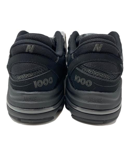 NEW BALANCE（ニューバランス）NEW BALANCE (ニューバランス) 1000 ローカットスニーカー ブラック サイズ:27.5 未使用品の古着・服飾アイテム