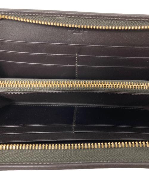 LOEWE（ロエベ）LOEWE (ロエベ) アナグラムスエードラウンドファスナー財布 ベージュ サイズ:表記無しの古着・服飾アイテム