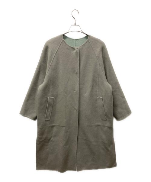 ADORE（アドーア）ADORE (アドーア) 2TONEリバー コート グリーン サイズ:38の古着・服飾アイテム